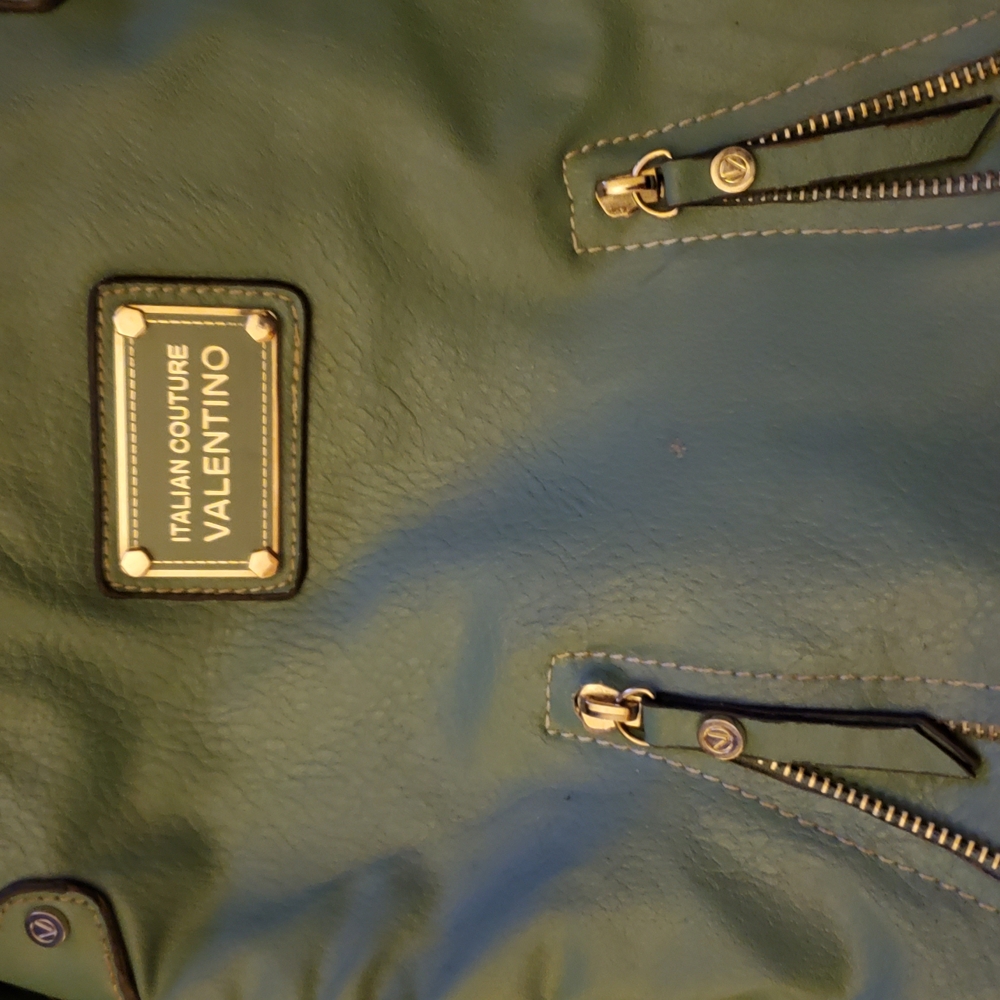 Valentino Garavani Green Leather Bag